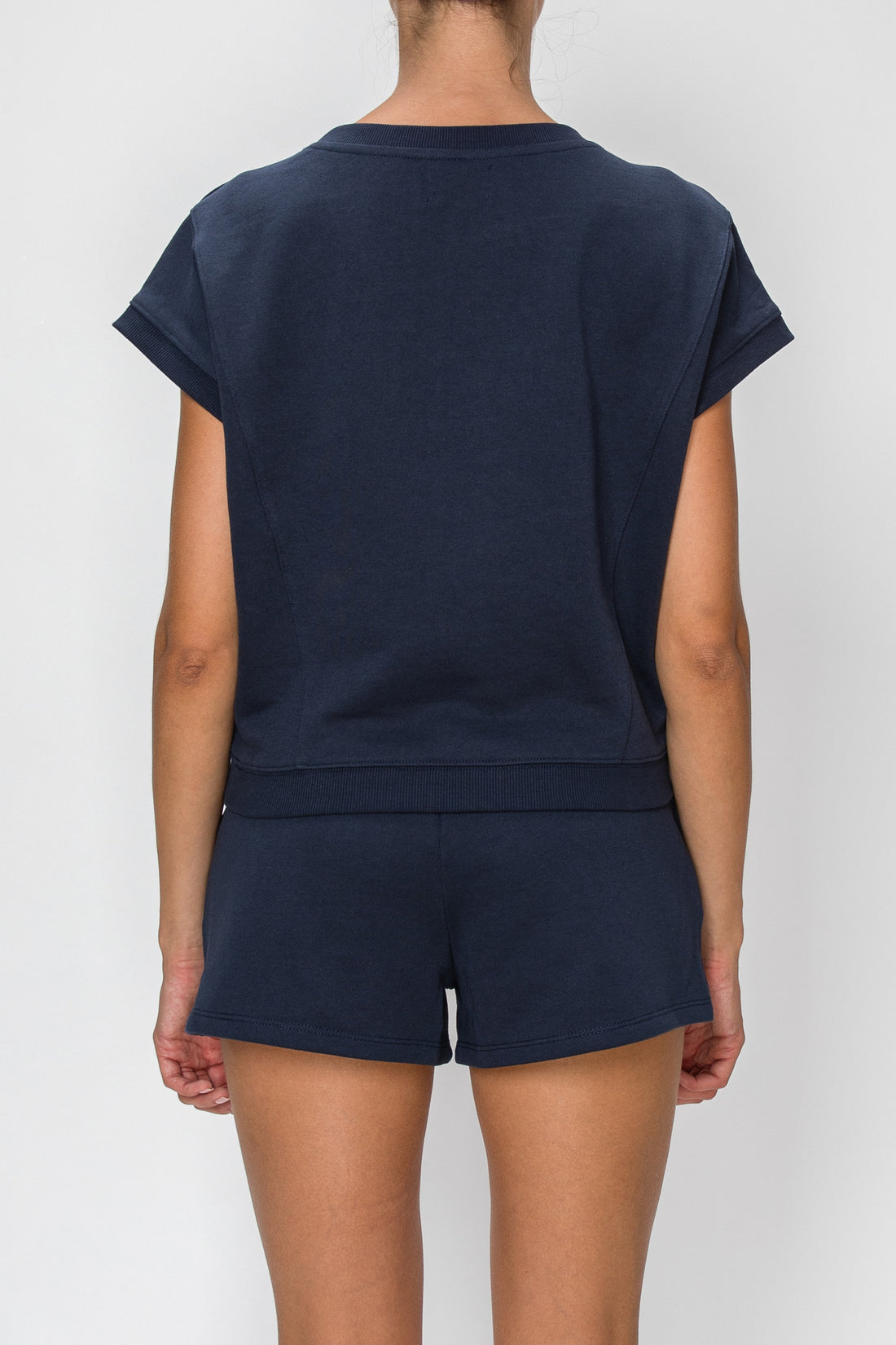 Dolman Sleeve French Terry Top- Navy (Pack XS-S-M-L 1-2-2-1)