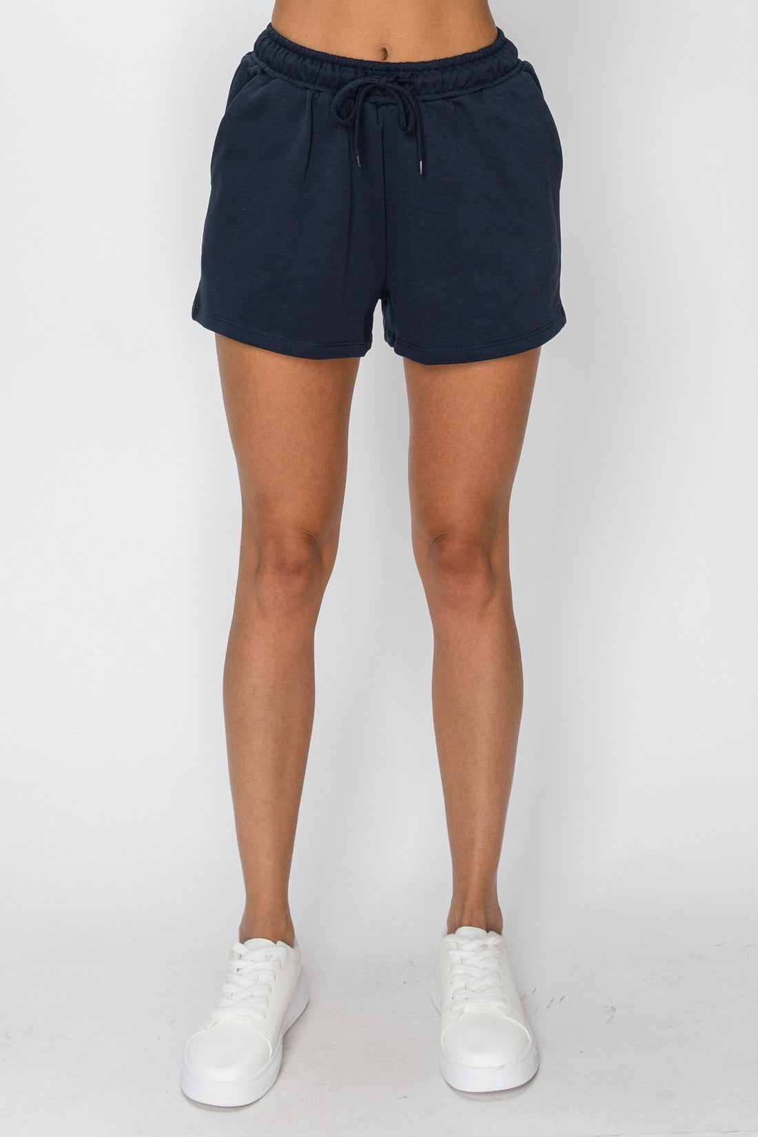 French Terry Anchor Shorts- Navy (Pack XS-S-M-L 1-2-2-1)