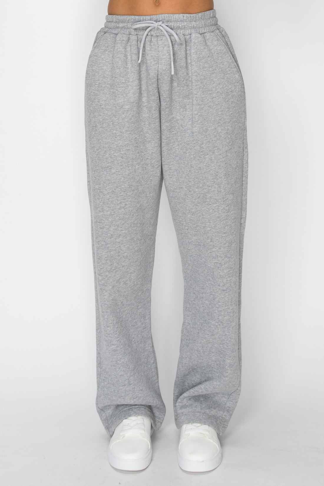Ellis Wide-Leg Fleece Pant
