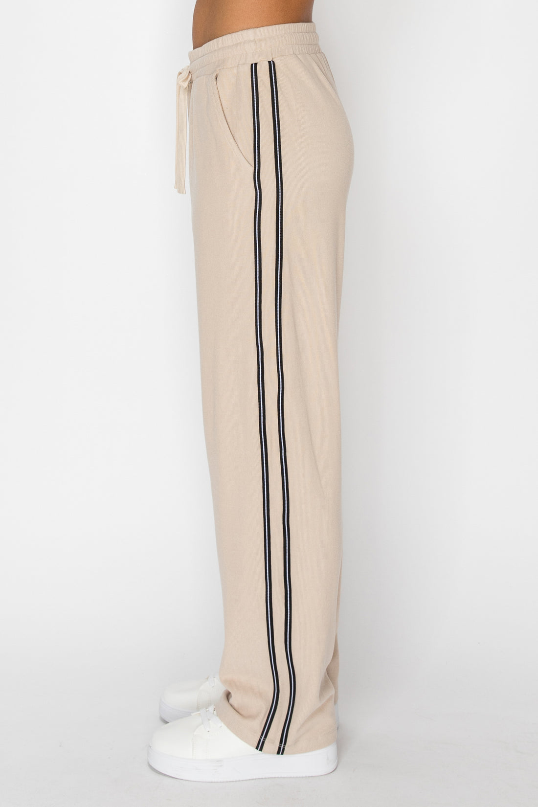 Monroe Stripe Wide-Leg Pant