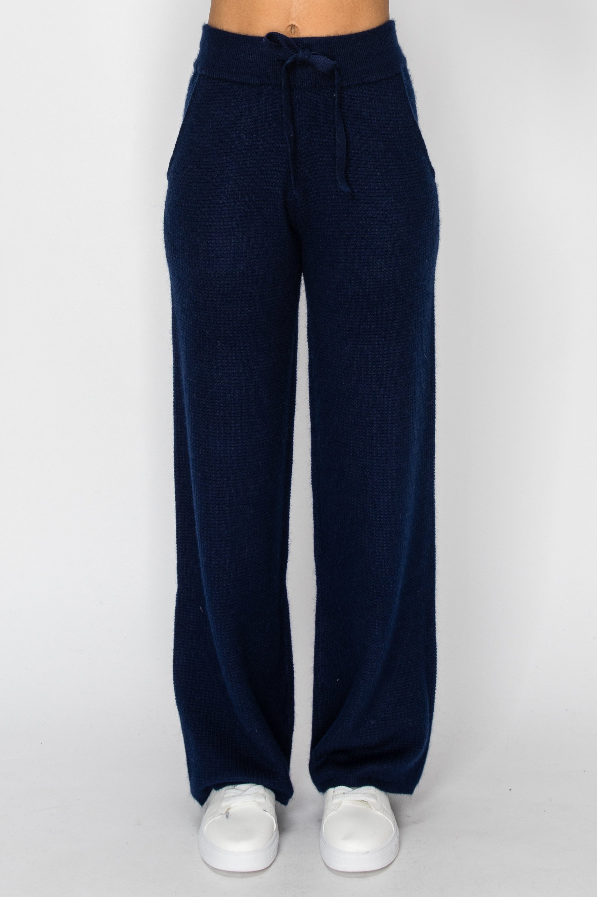 Angora Cashmere Waffle Pant- Navy (Pack XS-S-M-L 1-2-2-1) – Knit Riot