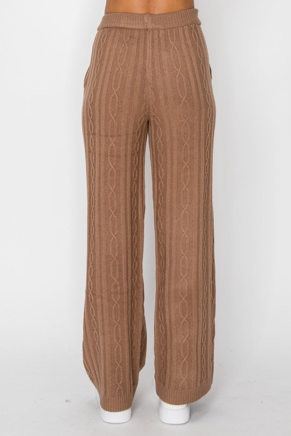 P1237 Sierra Cable-Knit Pant - Brown