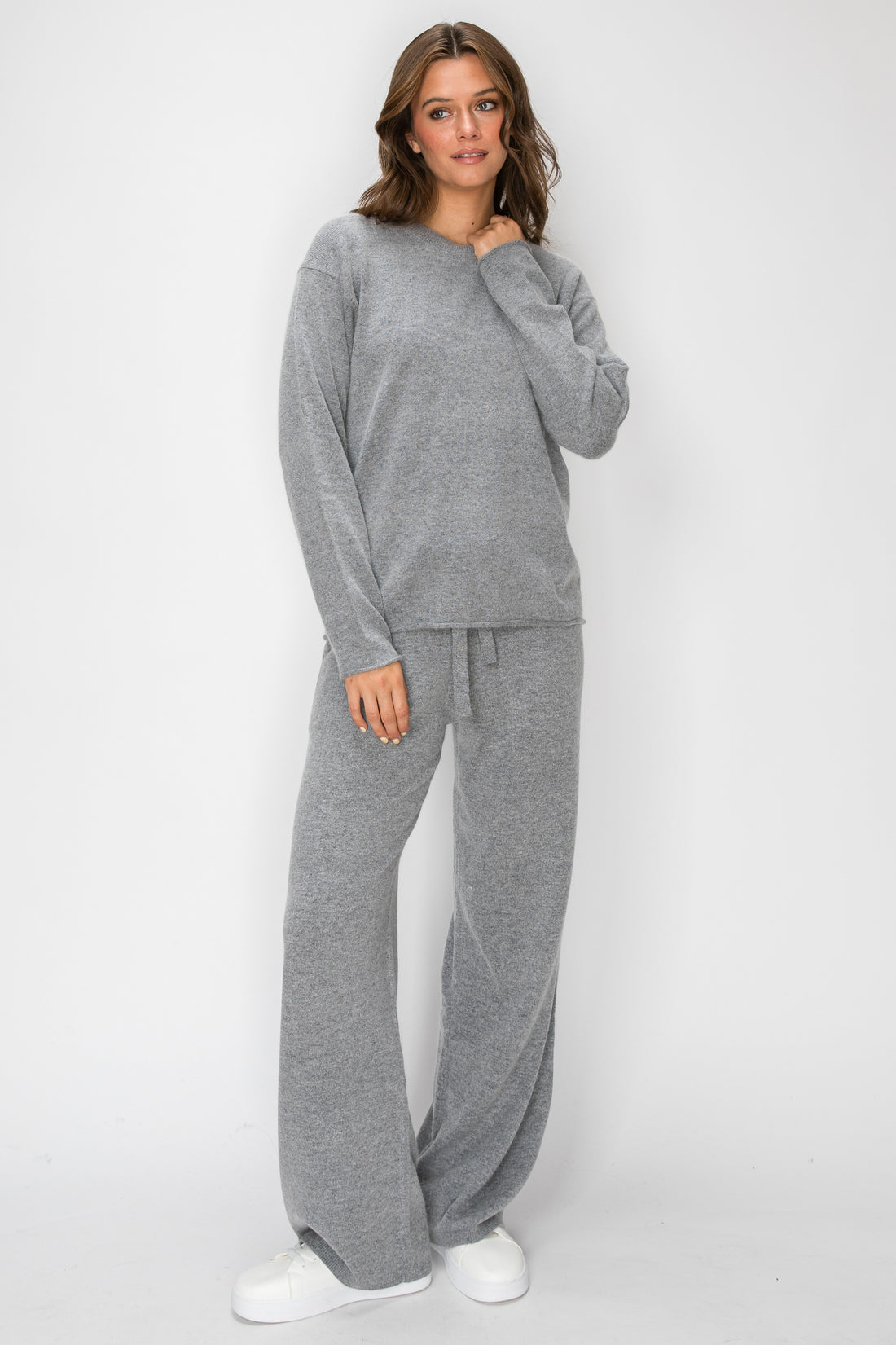 T1233 Cloudmere Raw Edge Pullover - H Grey
