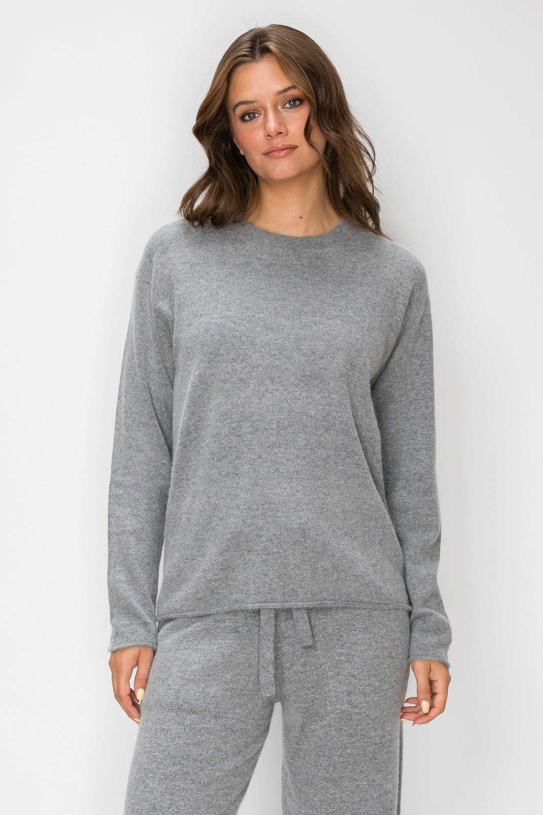 T1233 Cloudmere Raw Edge Pullover - H Grey