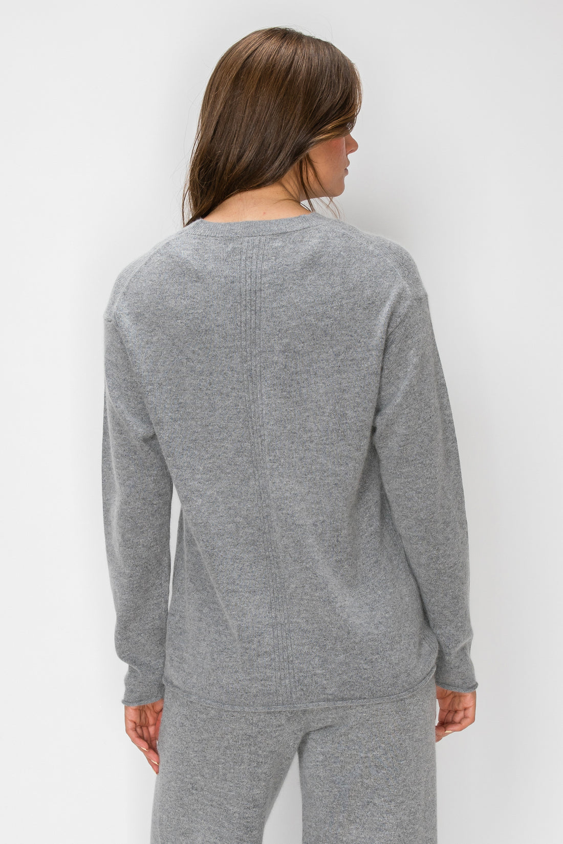 T1233 Cloudmere Raw Edge Pullover - H Grey
