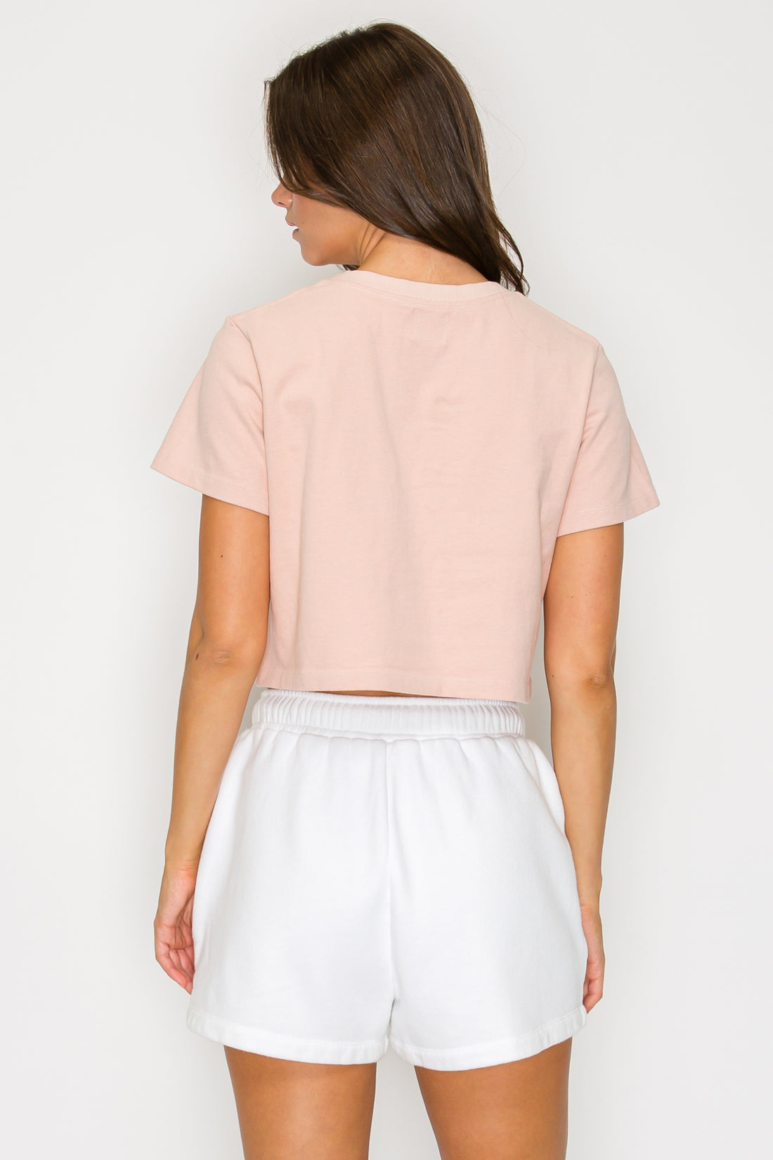 Harbor Crop Tee- Dusty Peach (Pack S-M-L 2-2-2)