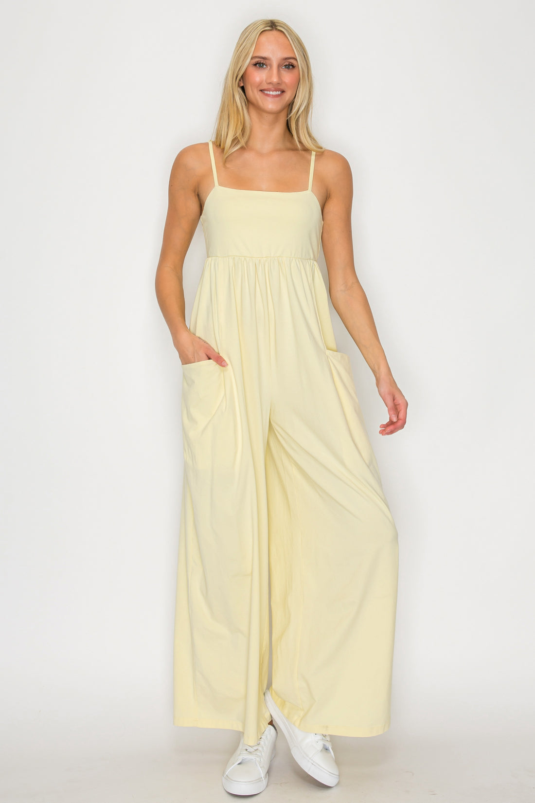 Wide-Leg Jumpsuit- Yellow (Pack XS-S-M-L 1-2-2-1)