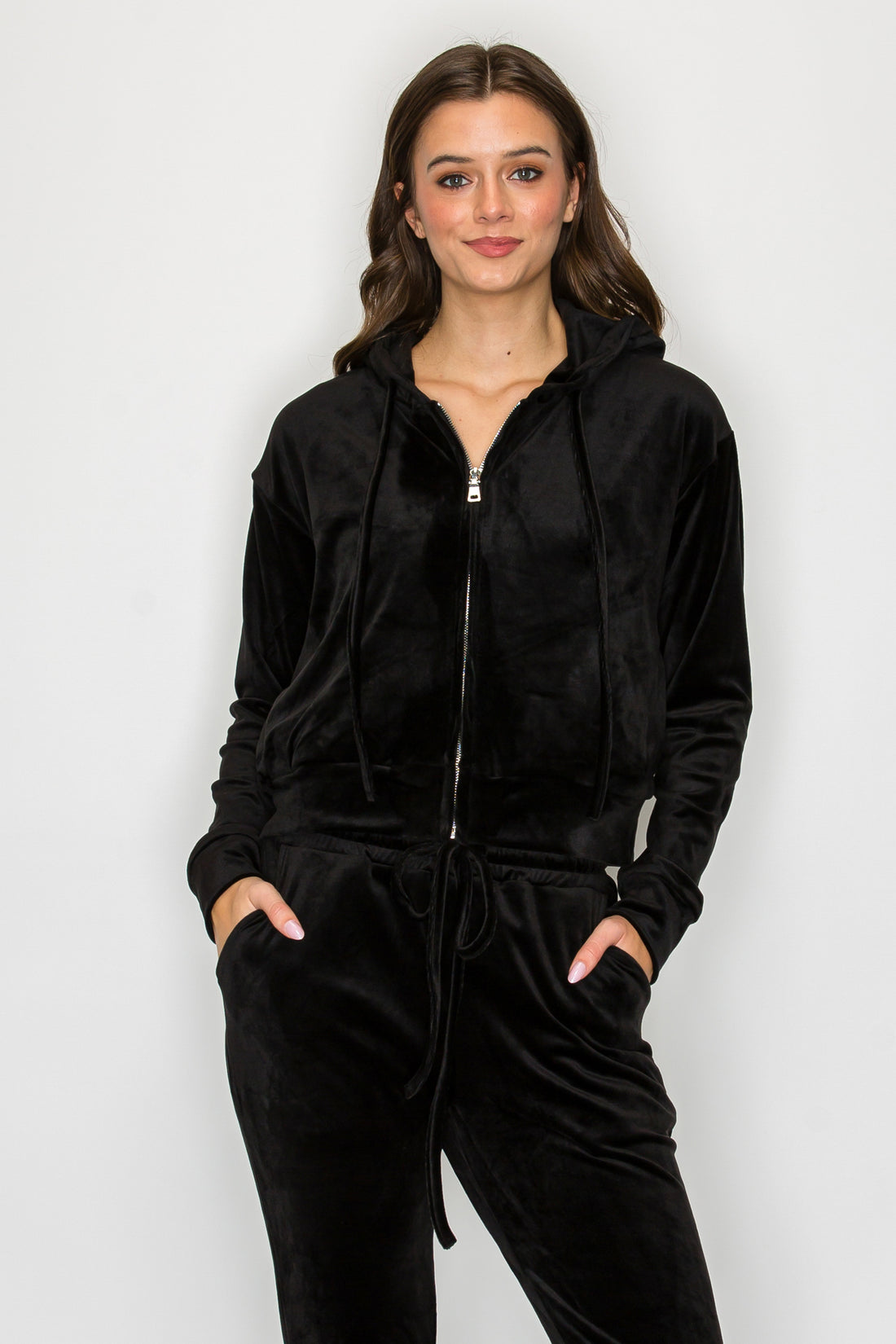 Classic Velour Zip Hoodie