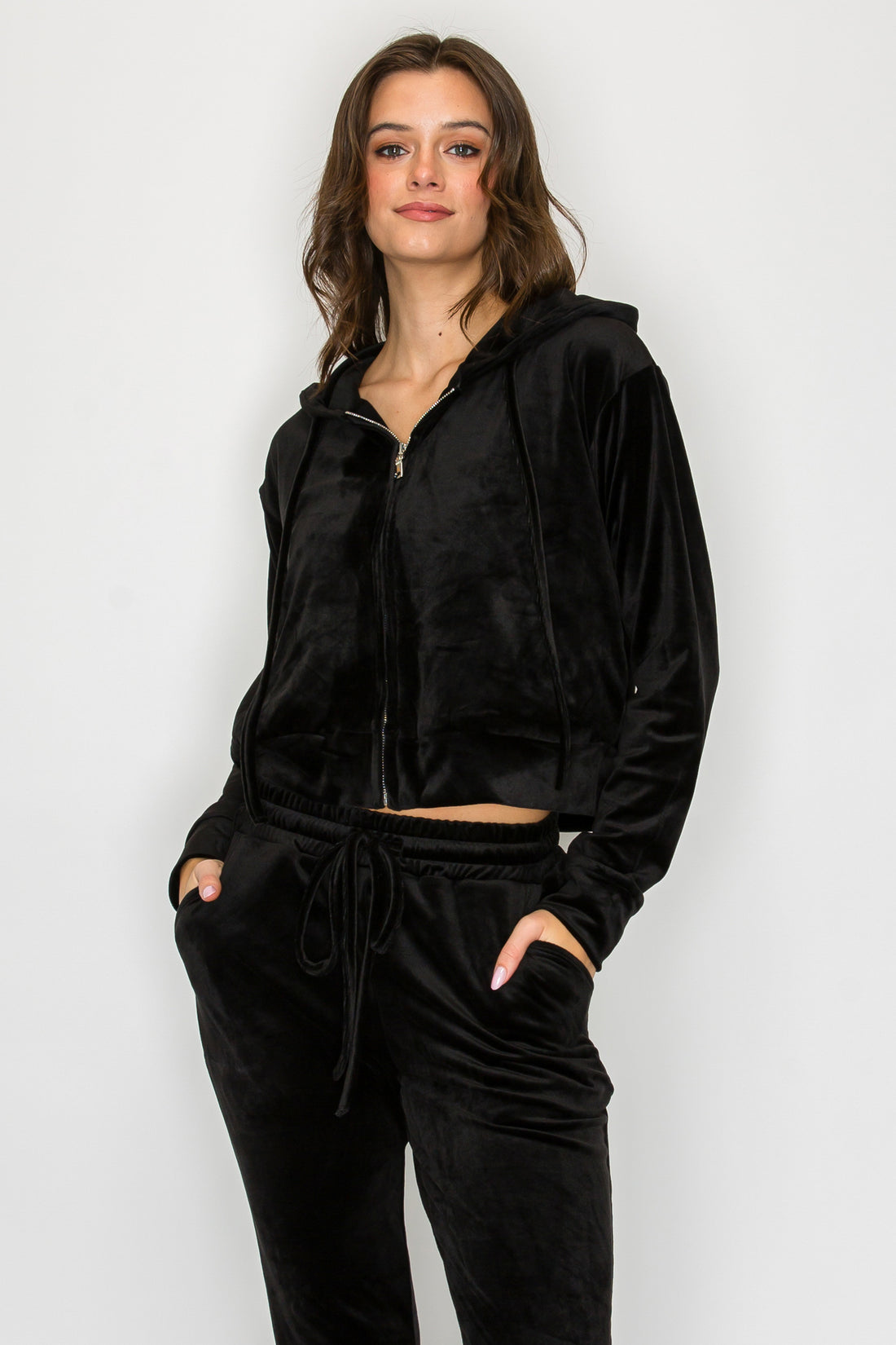 Classic Velour Zip Hoodie