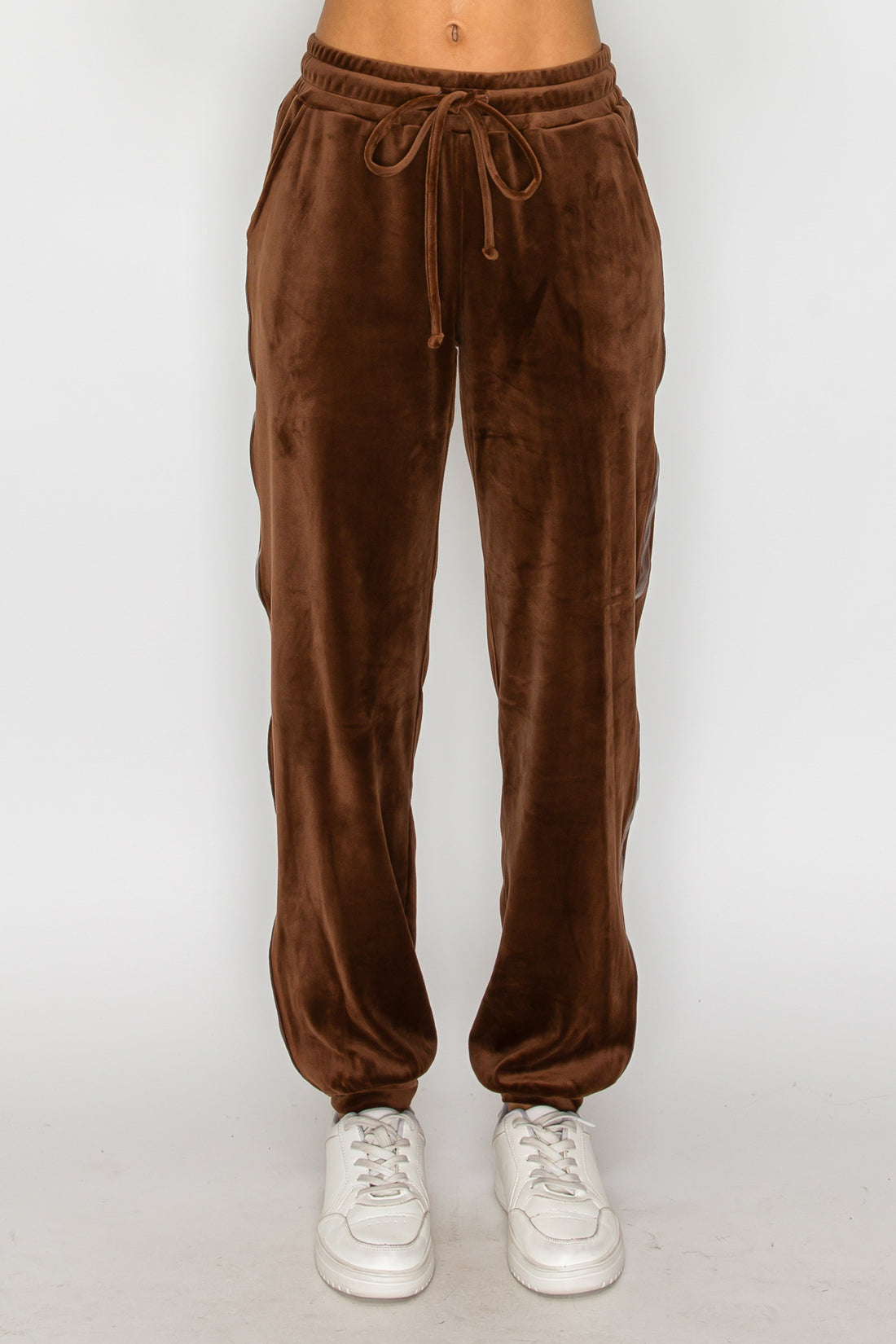 Velour Track Jogger