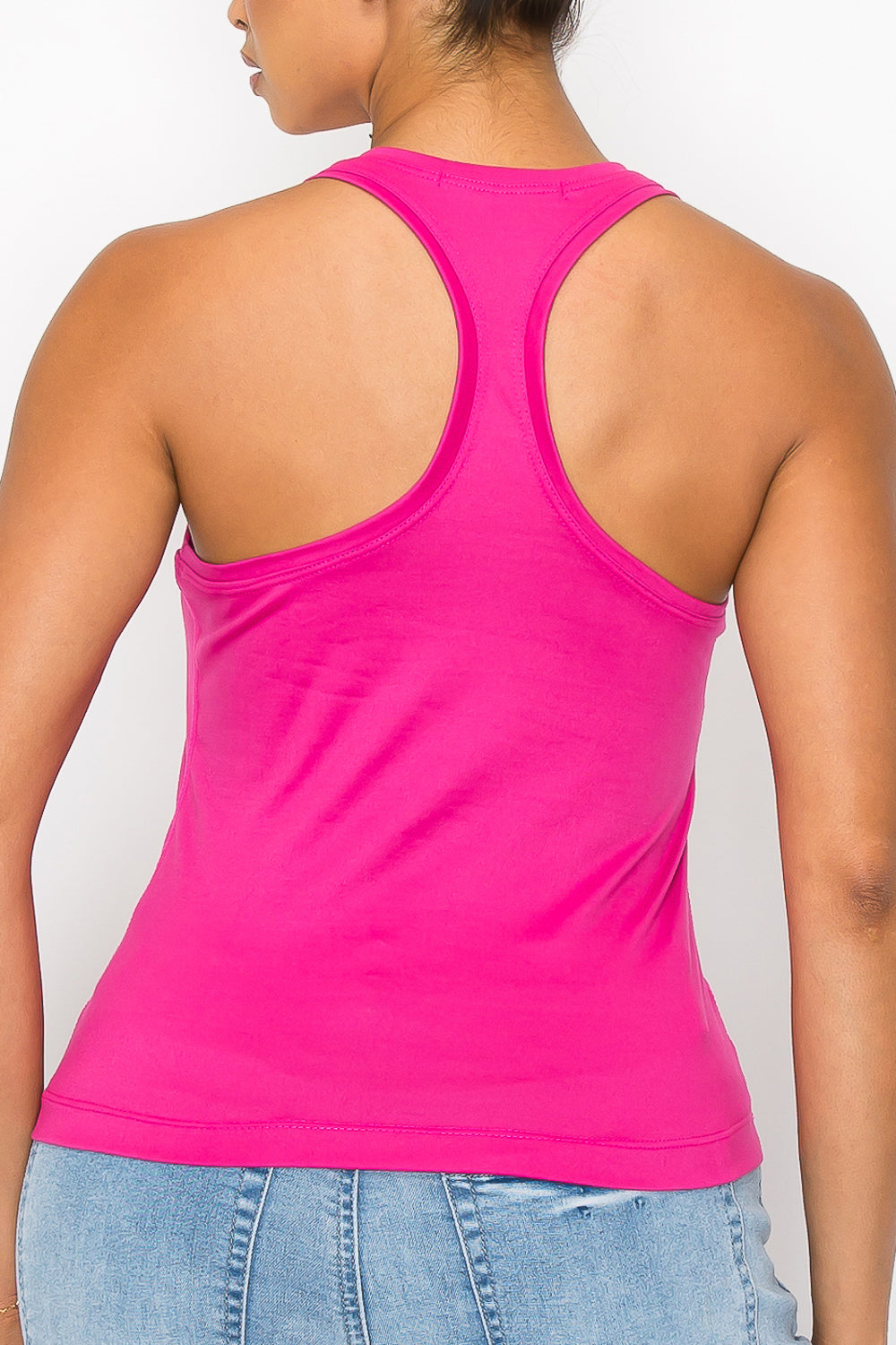 Racerback Tank Top - Fuchsia