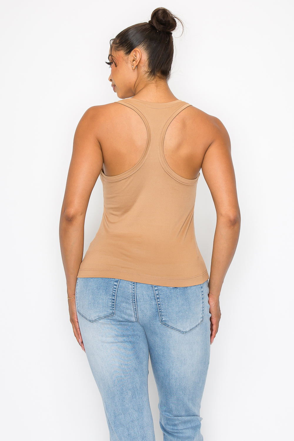 Racerback Tank Top - Camel