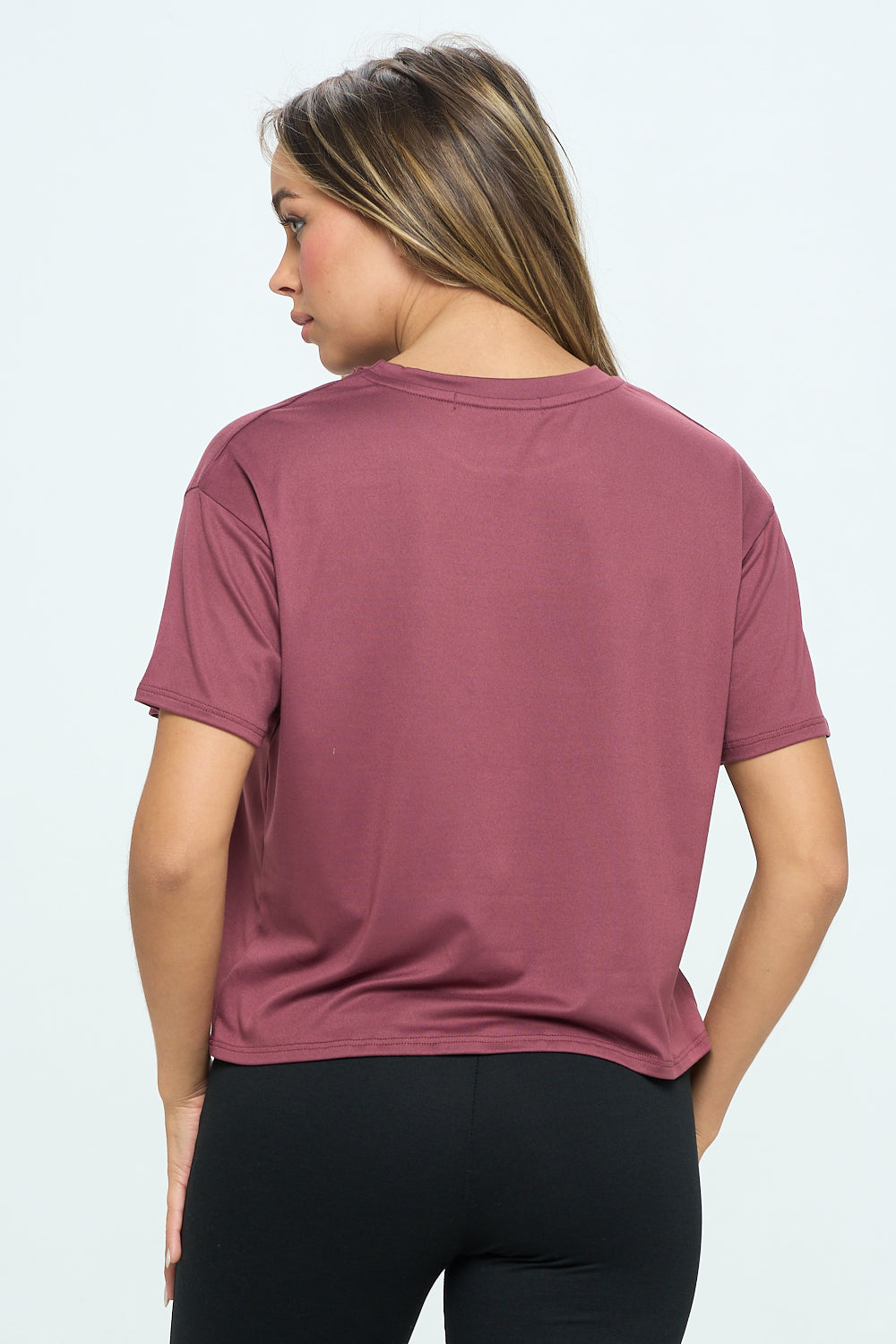 Short Sleeve Boxy Crop Tee