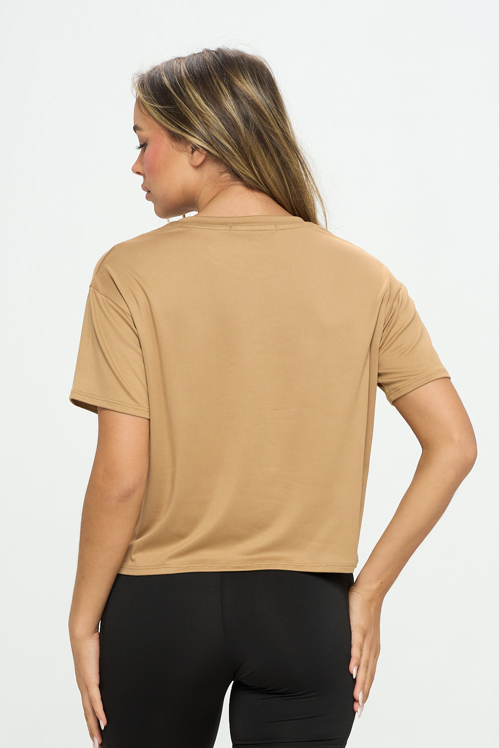 Short Sleeve Boxy Crop Tee